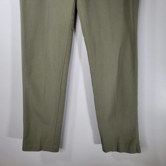 Chico's Fabulously Slimming 4-Way Stretch Pants Army Green Size .5 / Small - Picture 3 of 12